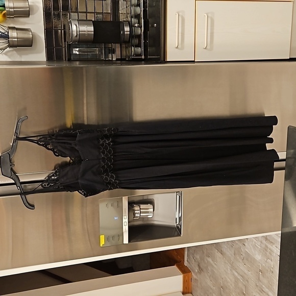 💕REISS💕 Serena Lace Bodice Midi Cocktail Dress ~ Black 4 US NWT - Picture 8 of 13